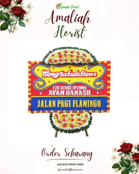 Sewa Papan Bunga Rainis