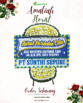 Papan Bunga Duka di Rainis